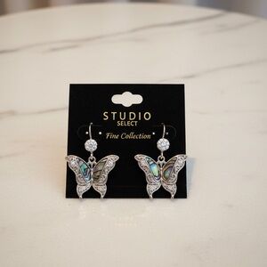 Irredescent Studio Select Butterfly Drop Earrings